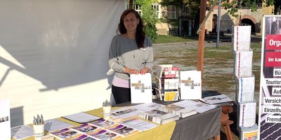 Messestand Jobcenter Ausbildung Umschulung