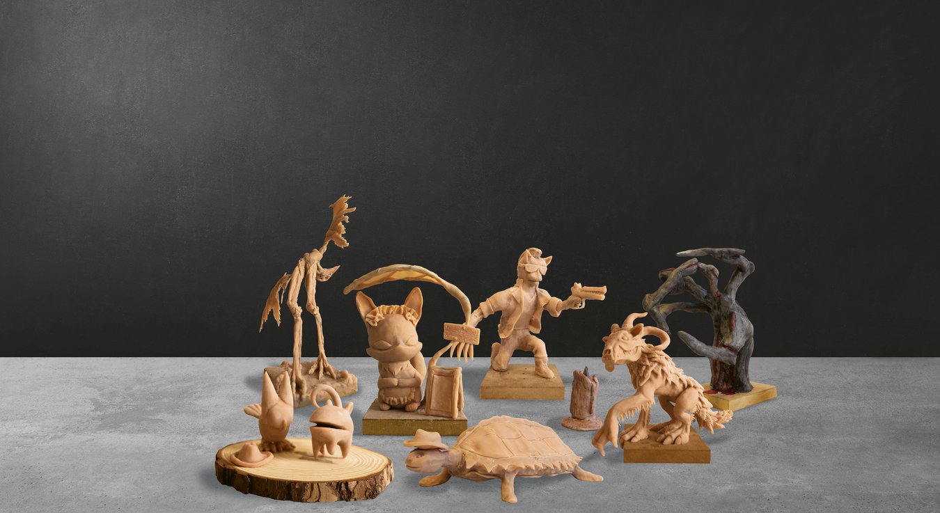 3D Game Skulpturen Fimo Modellieren