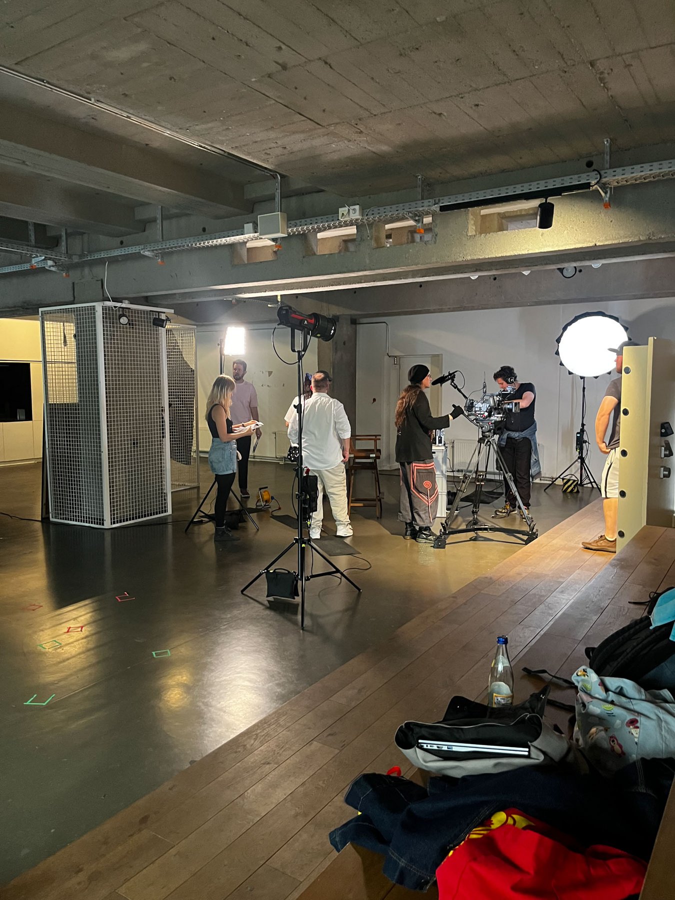 Am Set des Imagefilm-Drehs