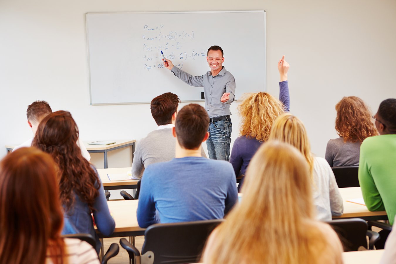 Klassenzimmer Erwachsenenbildung