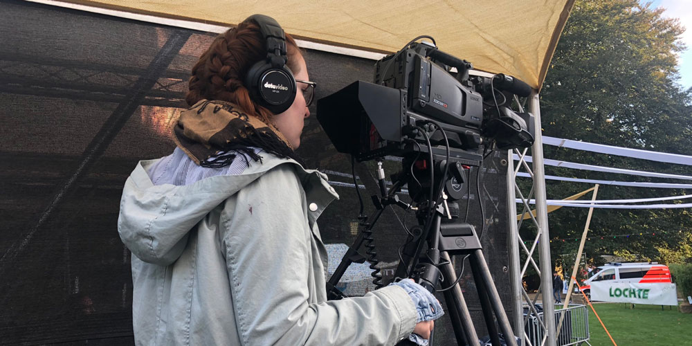 Mediengestalterin Kamerafrau Stadtfest Celle Livestream